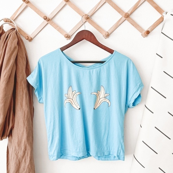 ASOS Banana Graphic Pajama Top - Picture 2 of 7